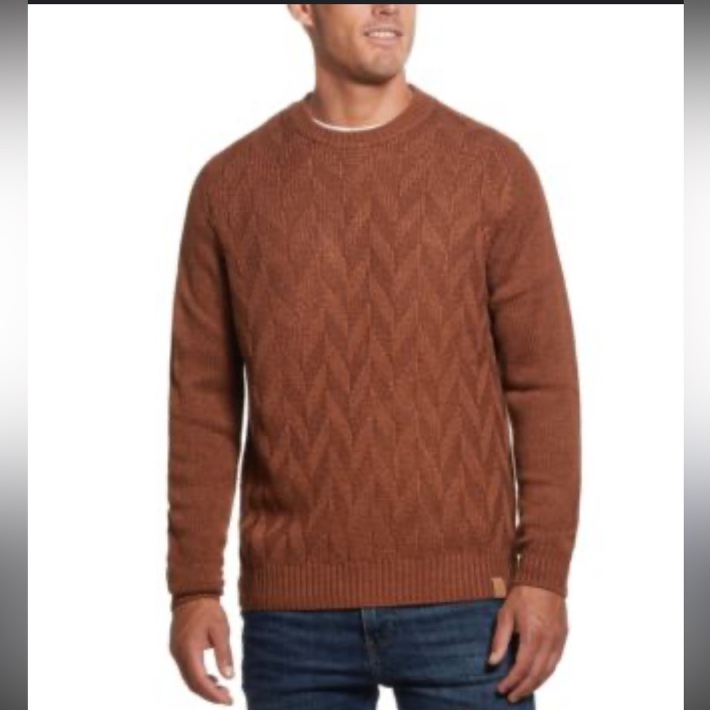 Weatherproof Brown Crewneck Sweater